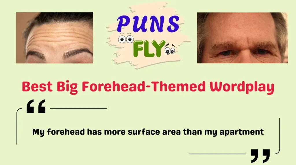 Best Big Forehead-Themed Wordplay