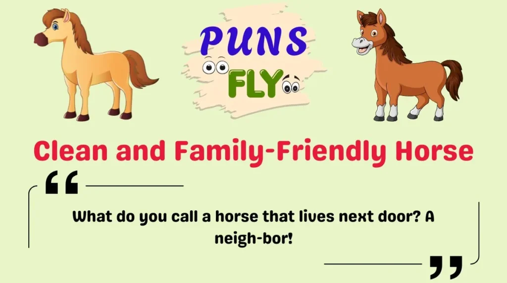 Clean and Family-Friendly Horse