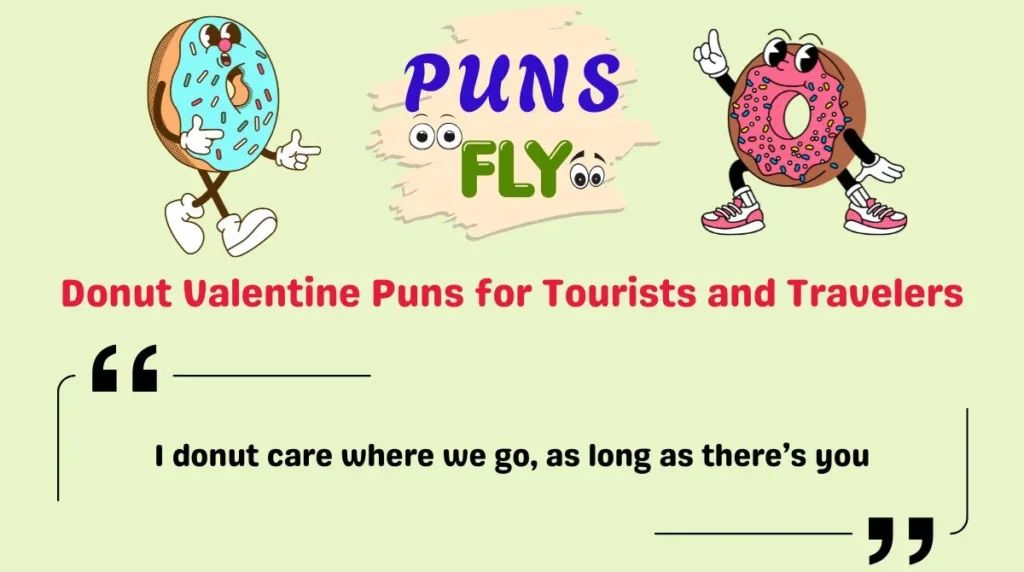 Donut Valentine Puns for Tourists and Travelers