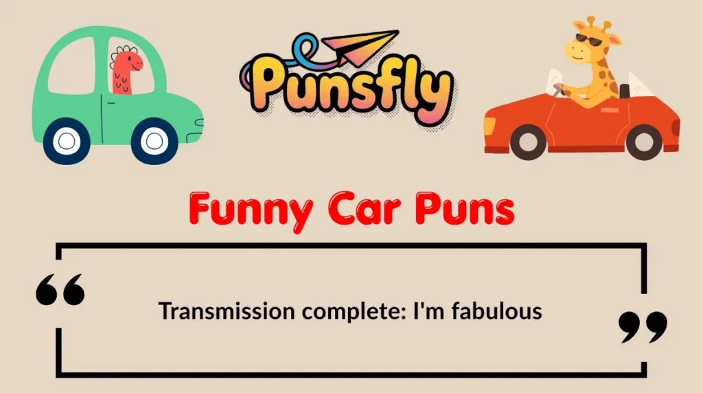 Funny Car Puns