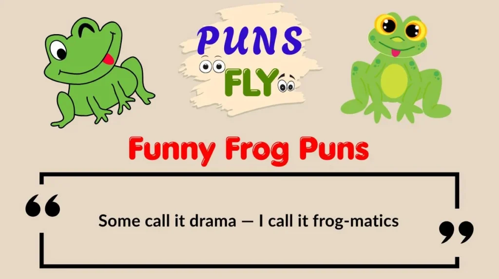 Funny Frog Puns