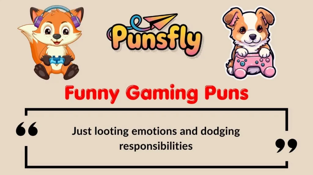 Funny Gaming Puns