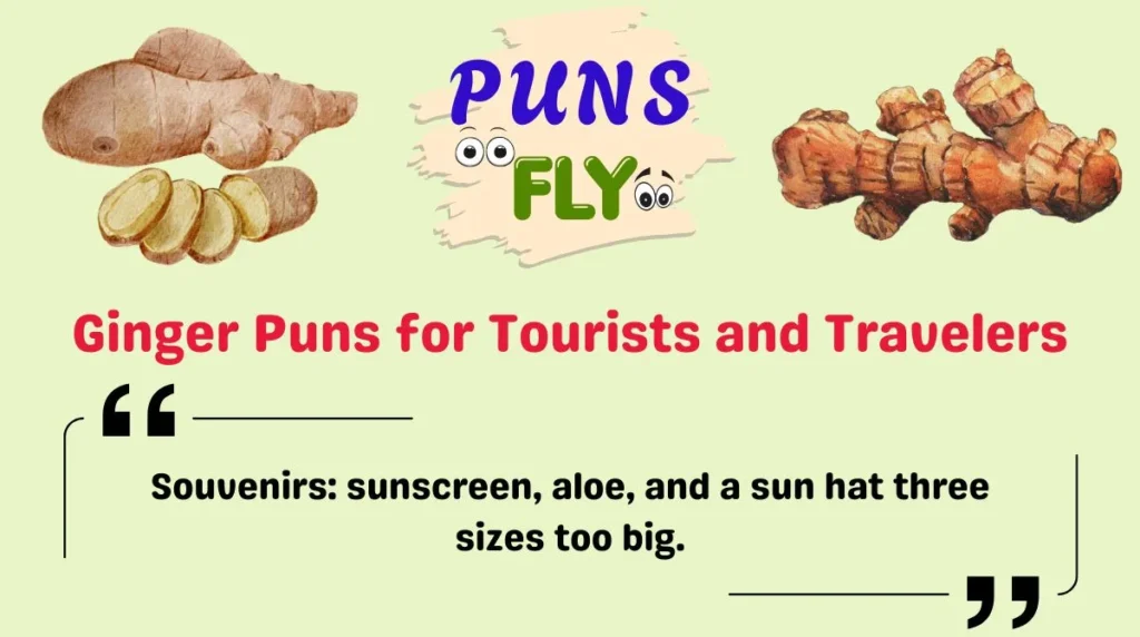 Ginger Puns for Tourists and Travelers