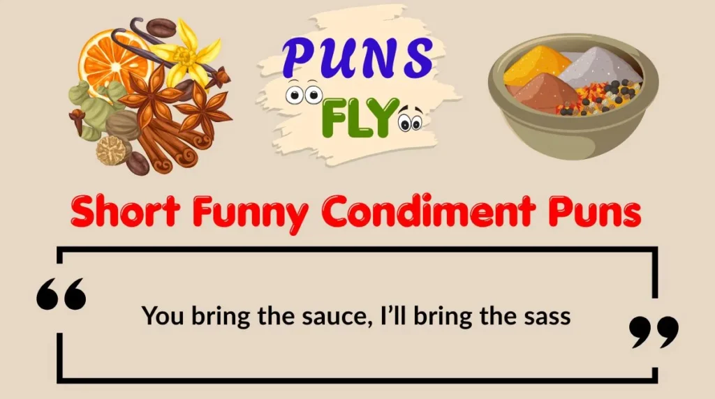 Short Funny Condiment Puns