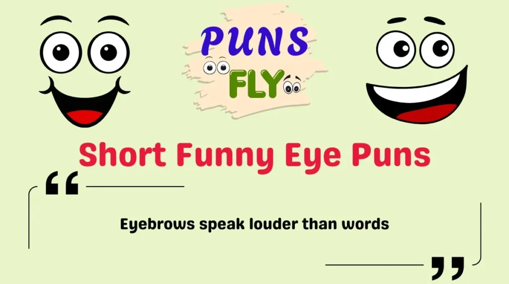 Short Funny Eye Puns