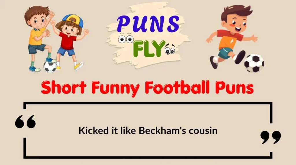 Short Funny Football Puns