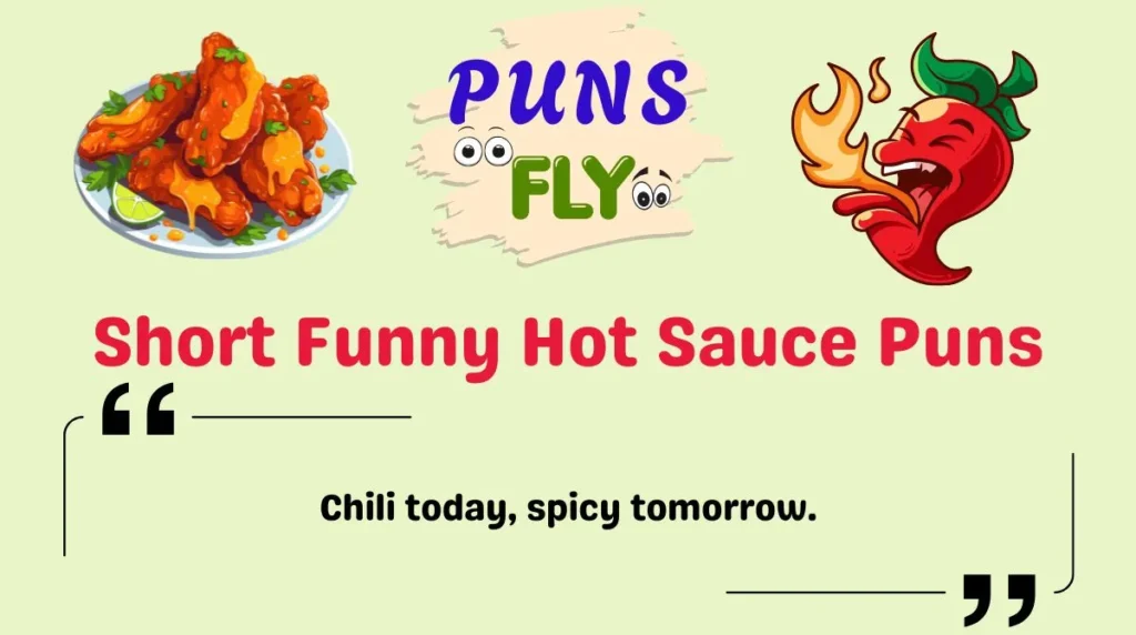 Short Funny Hot Sauce Puns