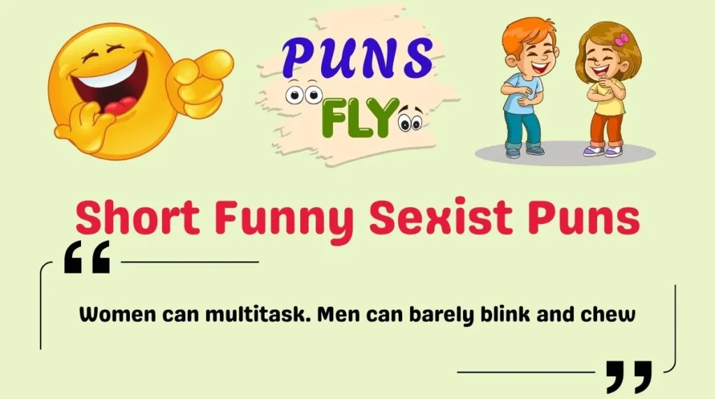 Short Funny Sexist Puns