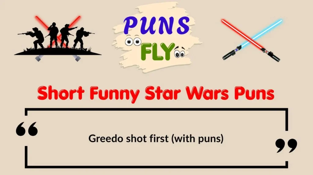 Short Funny Star Wars Puns