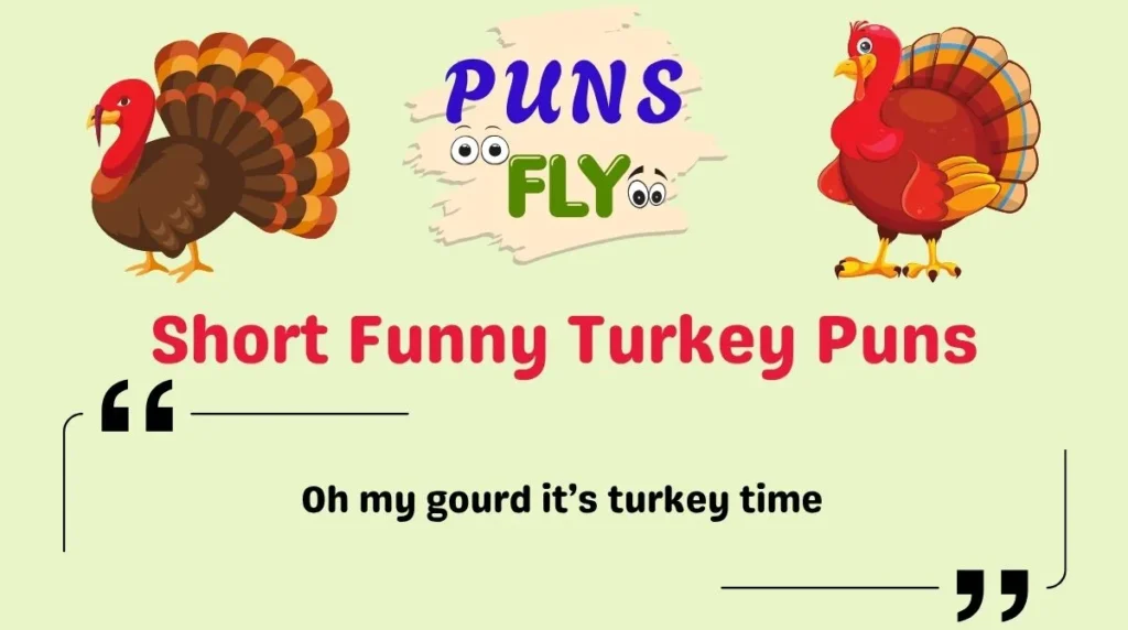 Short Funny Turkey Puns