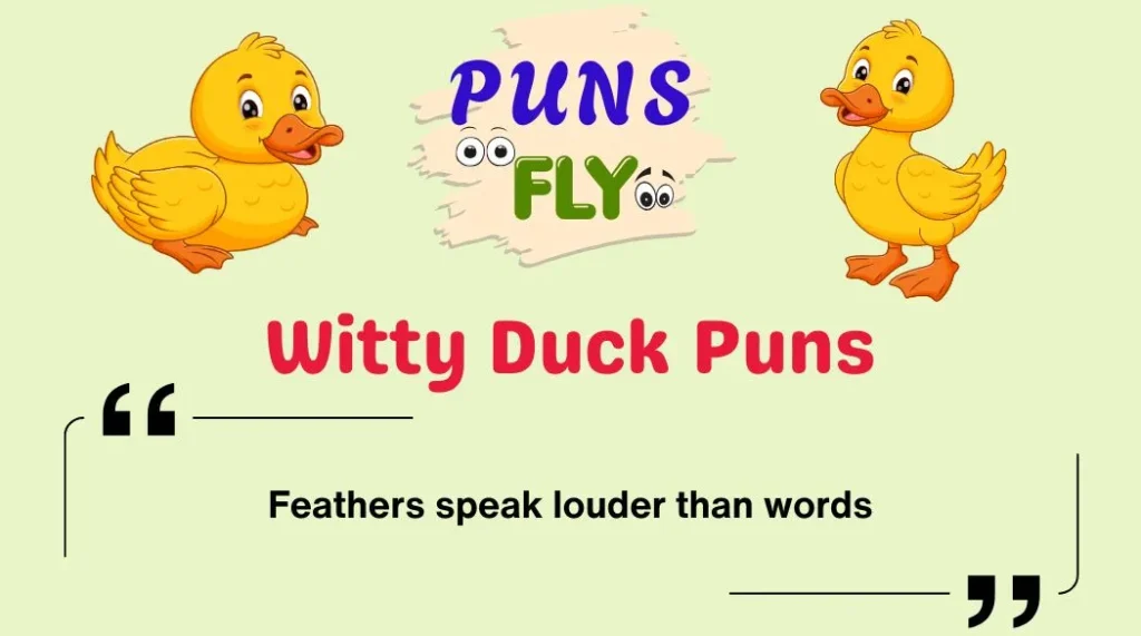 Witty Duck Puns