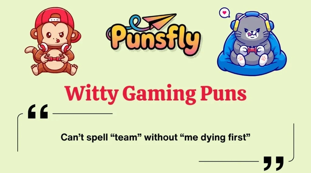 Witty Gaming Puns