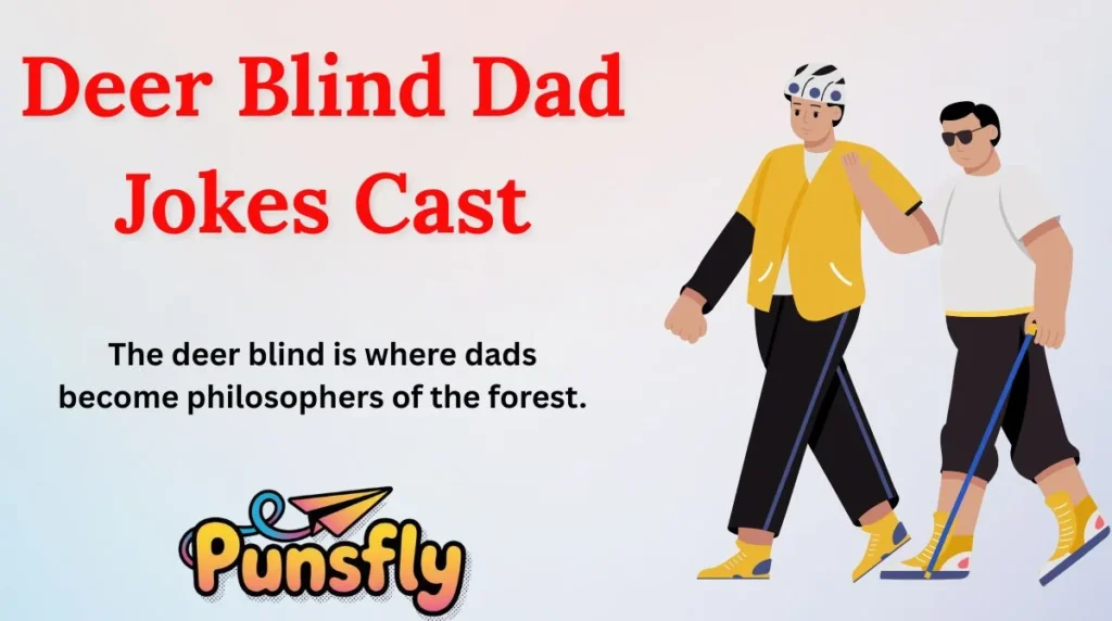Deer Blind Dad Jokes Cast