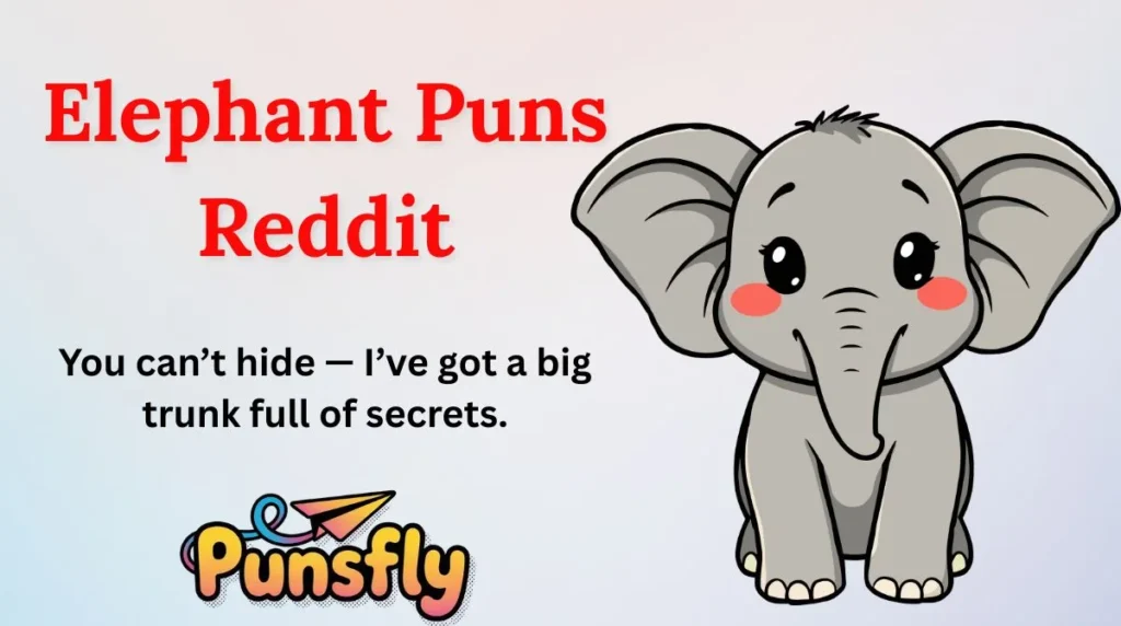 Elephant Puns Reddit