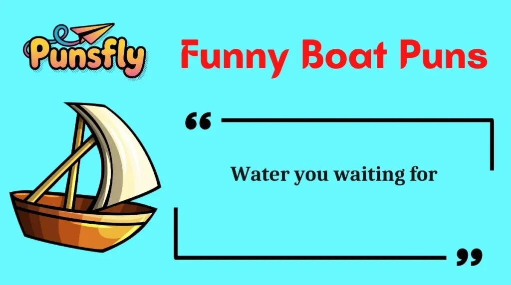 Funny Boat Puns
