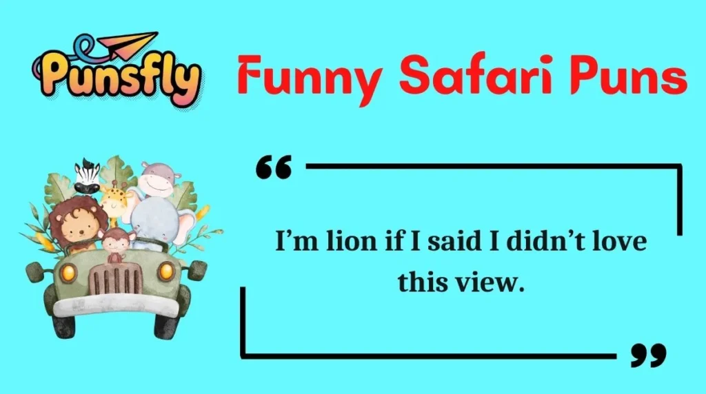 Funny Safari Puns