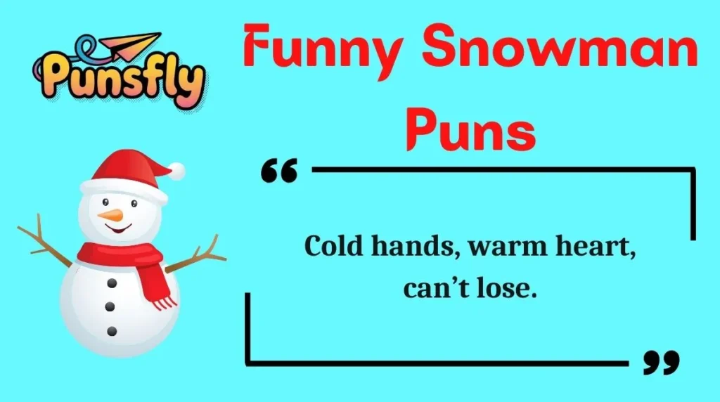 Funny Snowman Puns