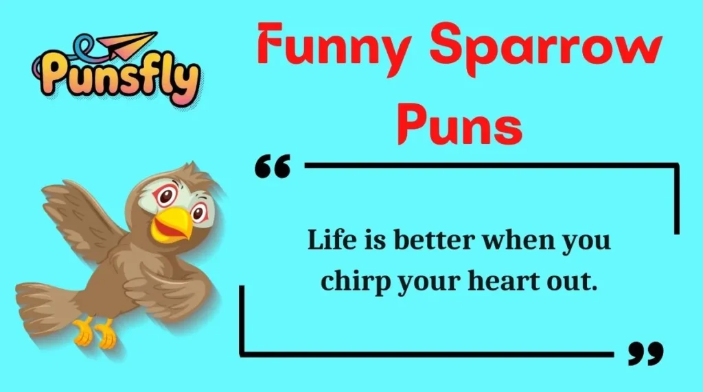 Funny Sparrow Puns
