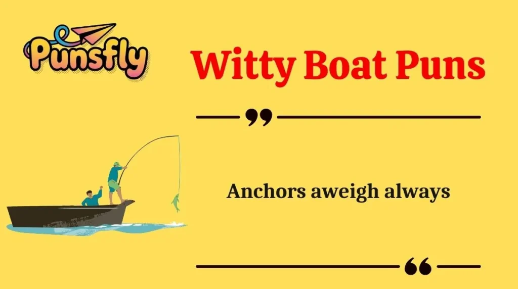 Witty Boat Puns