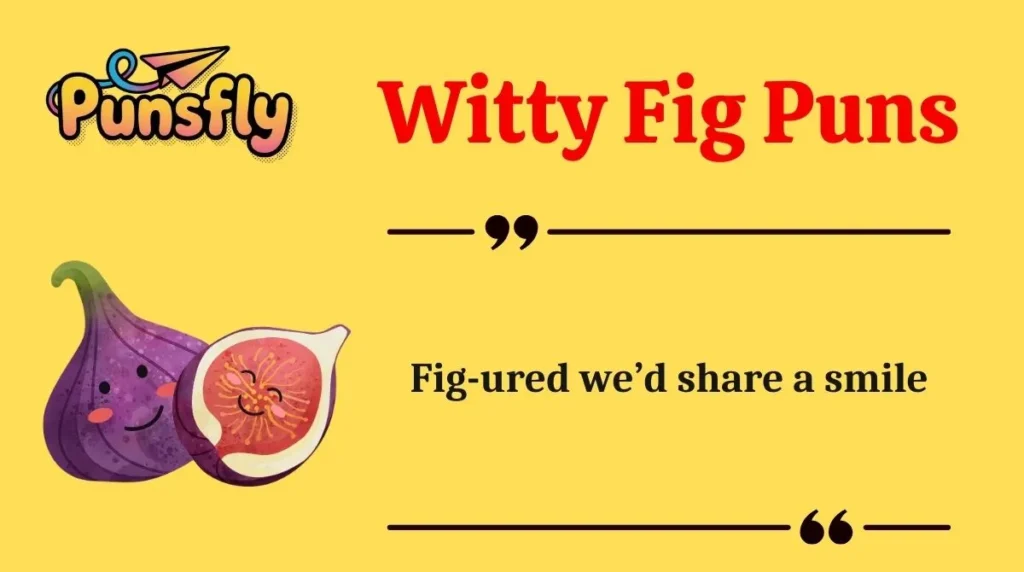 Witty Fig Puns