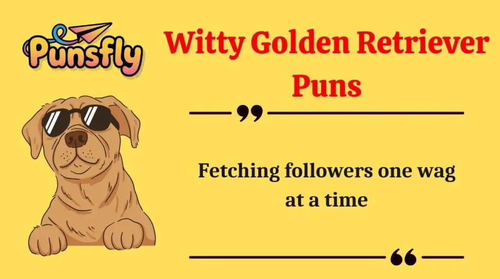 Witty Golden Retriever Puns