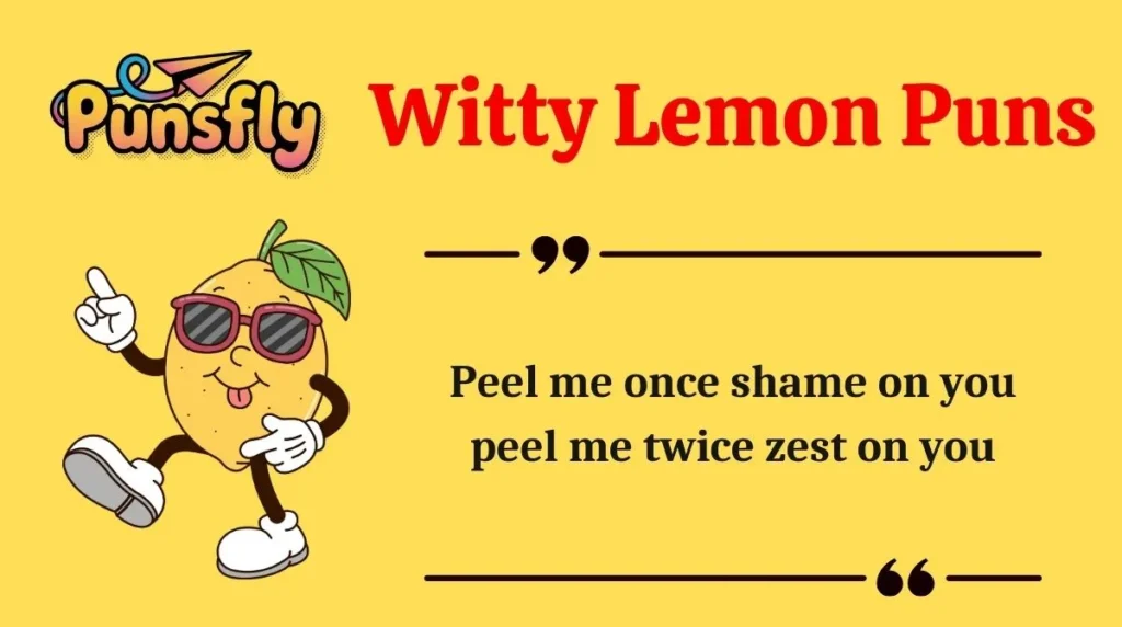 Witty Lemon Puns