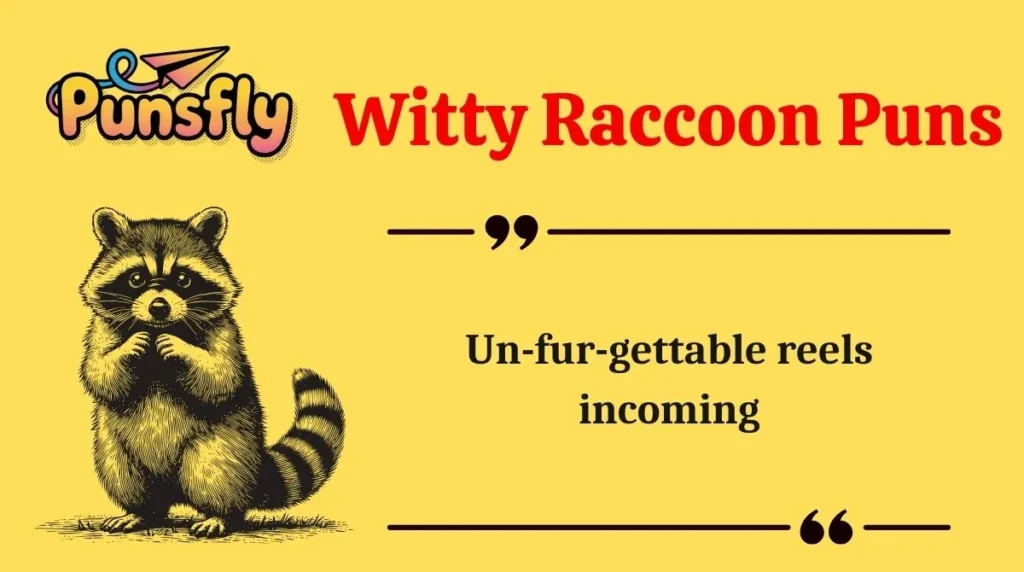 Witty Raccoon Puns
