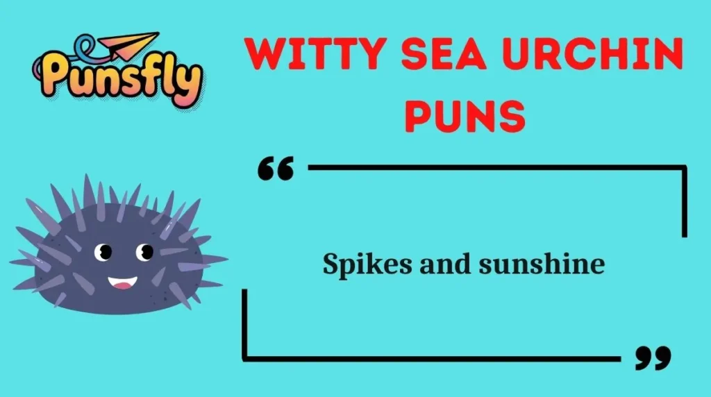Witty Sea Urchin Puns
