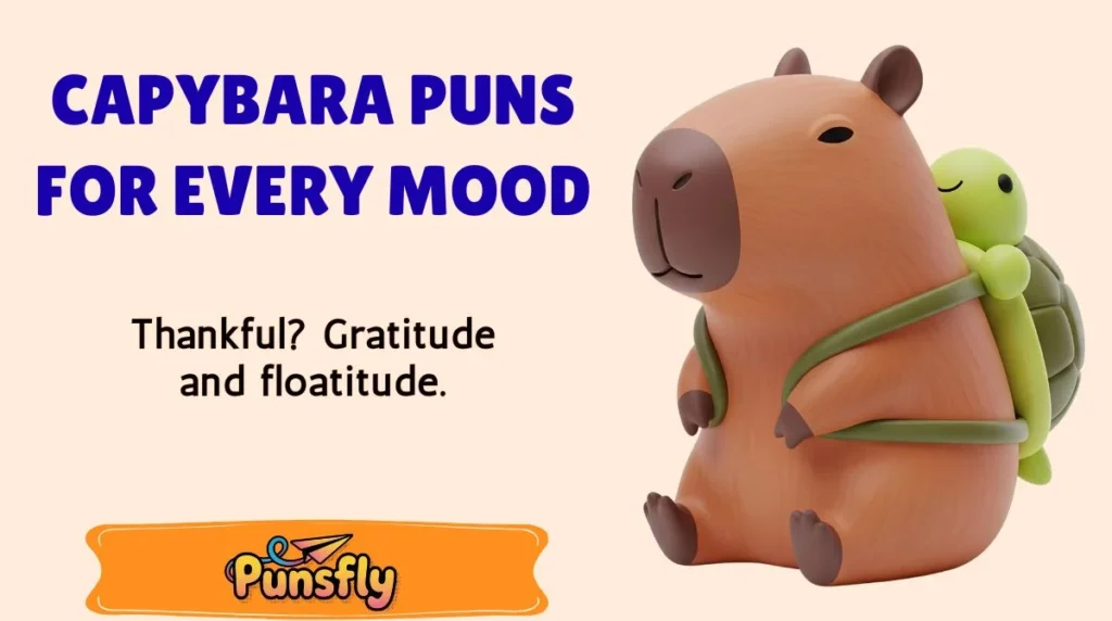 Capybara Puns for Every Mood
