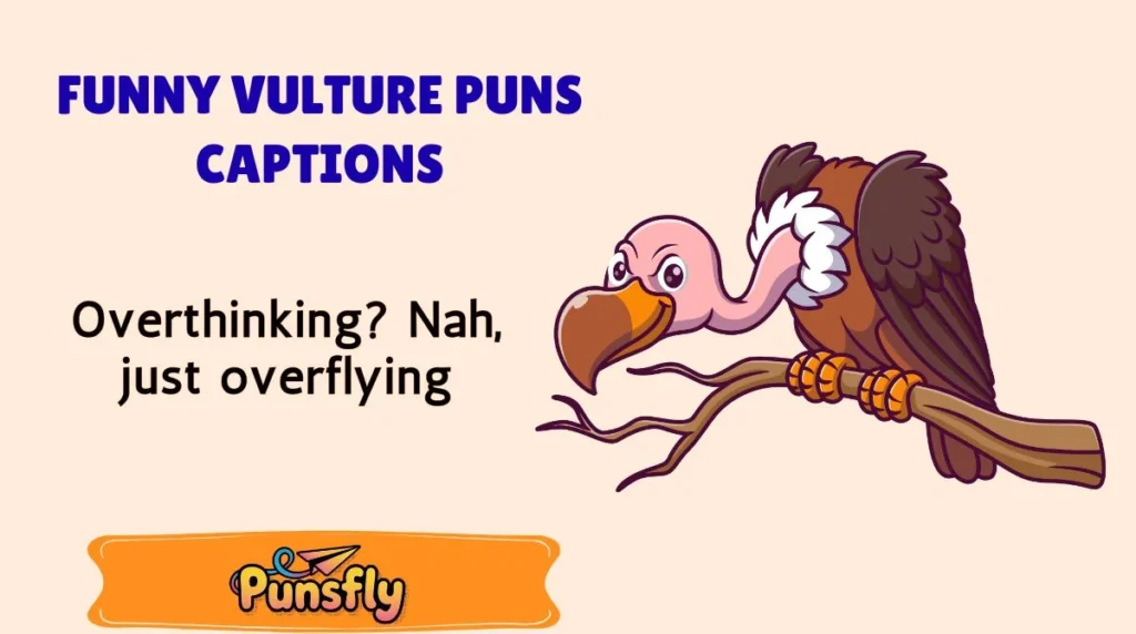 Funny Vulture Puns Captions