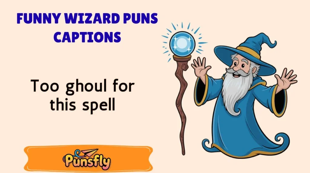Funny Wizard Puns Captions