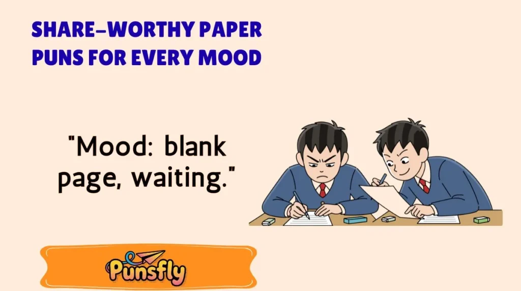 Share-Worthy Paper Puns for Every Mood