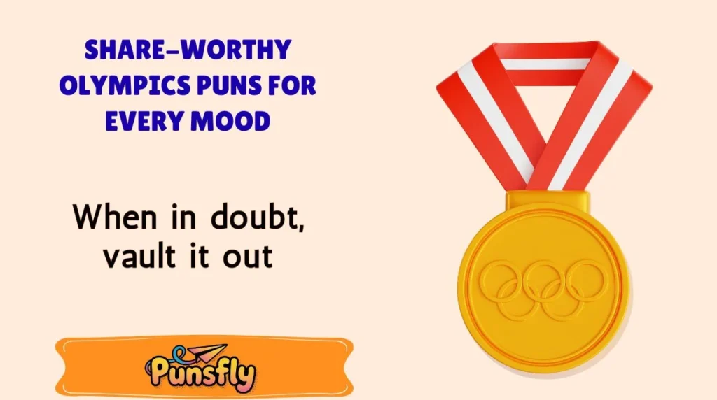 Share-Worthy Olympics Puns for Every Mood