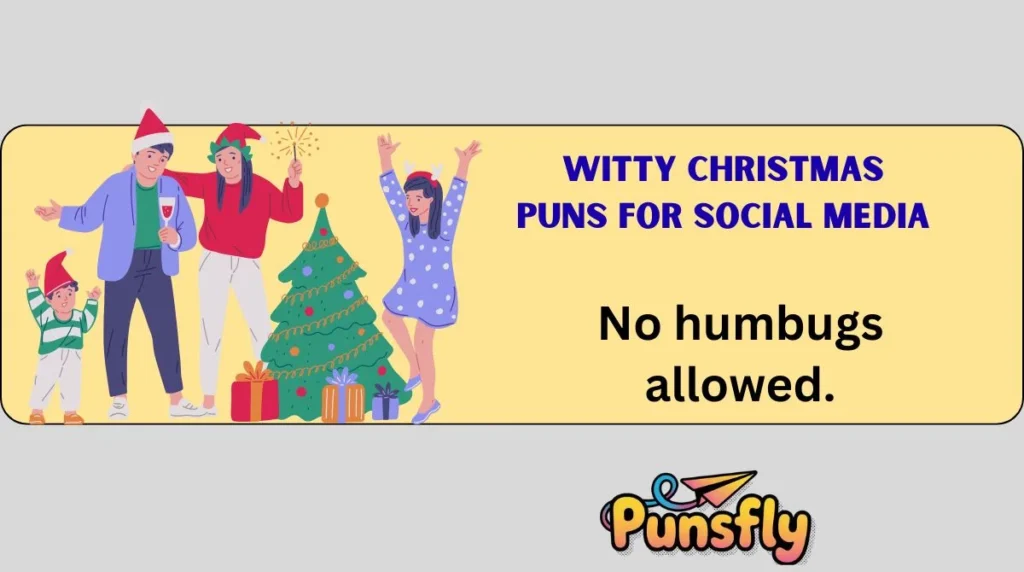 Witty Christmas Puns for Social Media