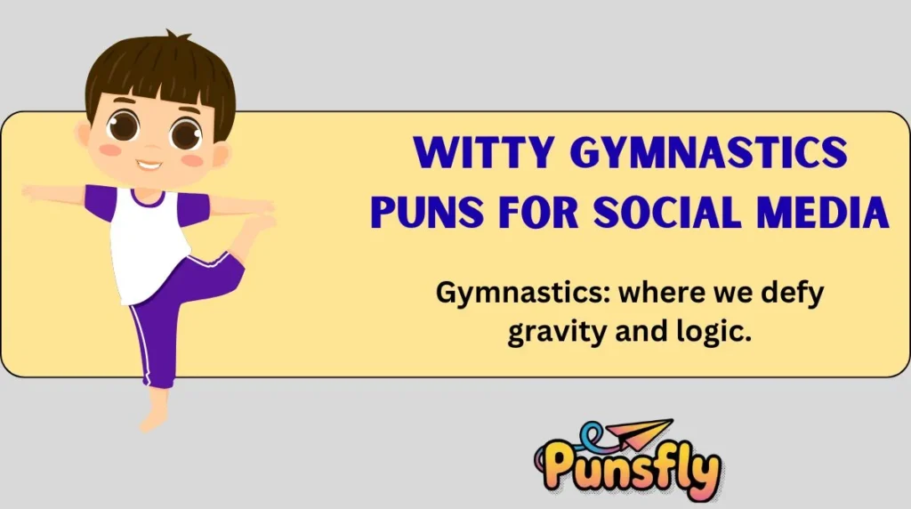 Witty Gymnastics Puns for Social Media