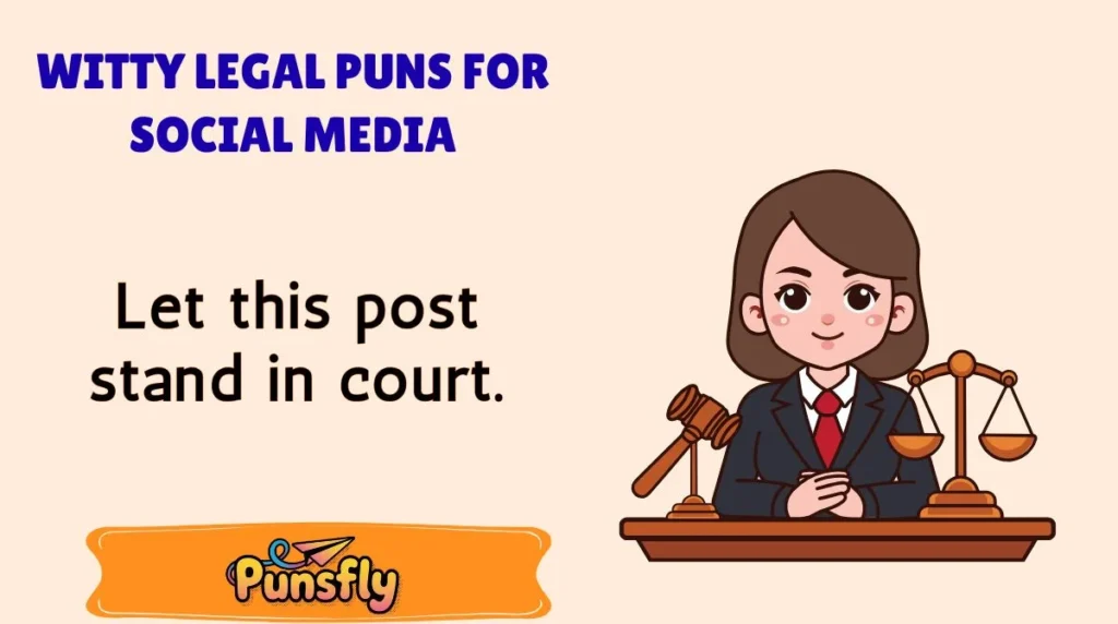 Witty Legal Puns for Social Media