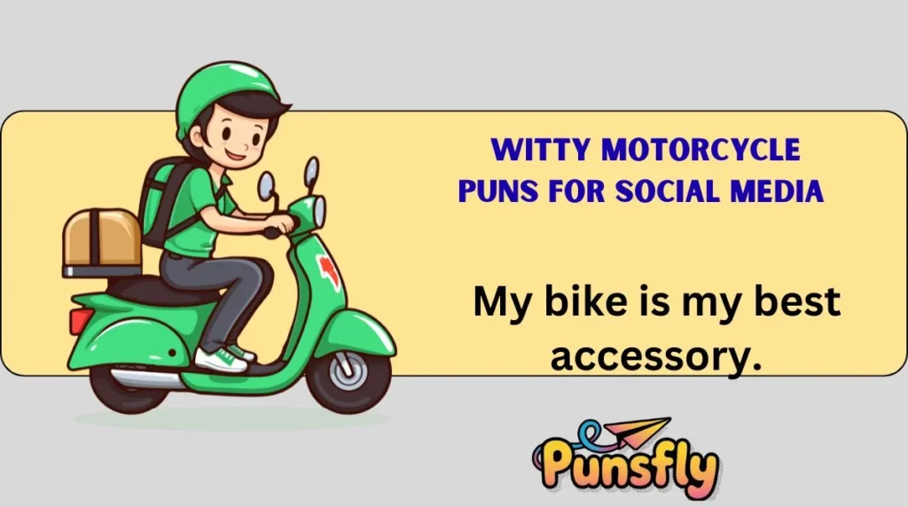  Witty Motorcycle Puns for Social Media