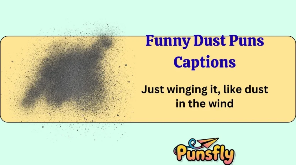 Funny Dust Puns Captions