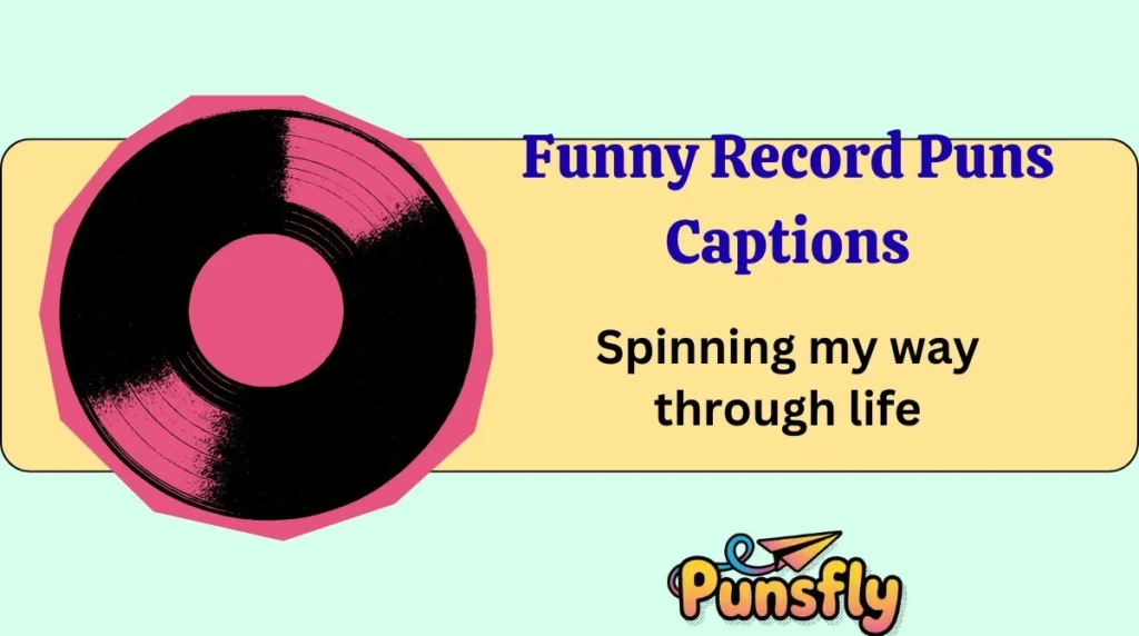 Funny Record Puns Captions