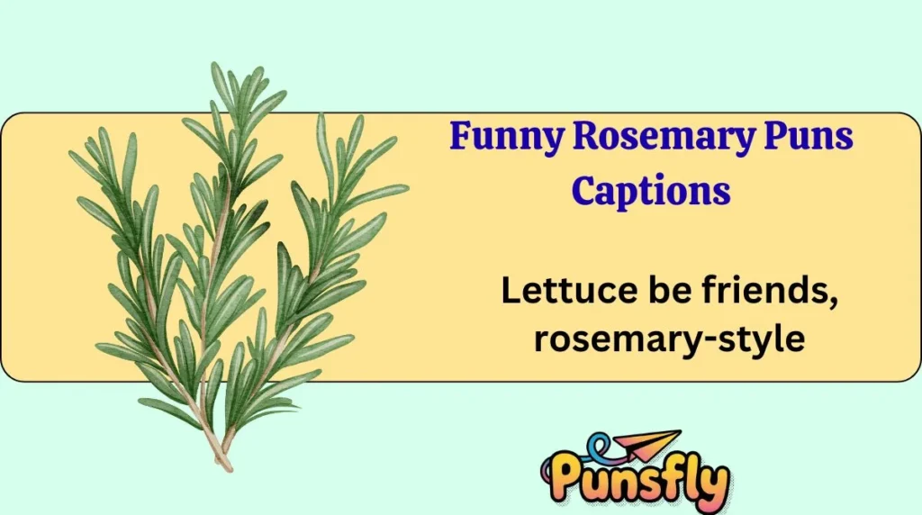 Funny Rosemary Puns Captions