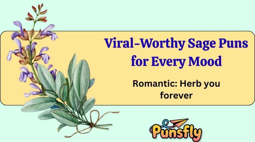 Viral-Worthy Sage Puns for Every Mood