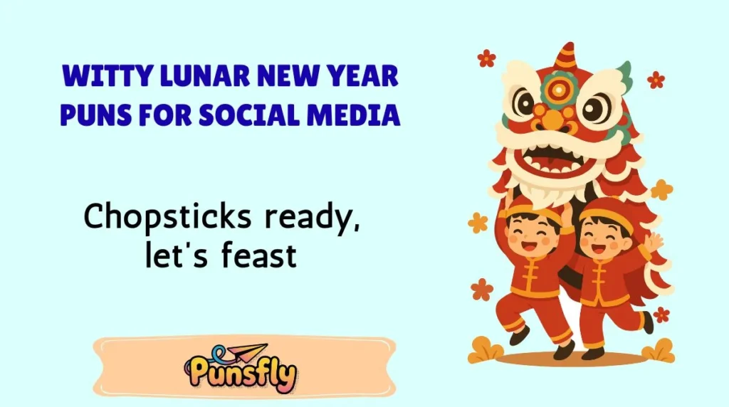 Witty Lunar New Year Puns for Social Media