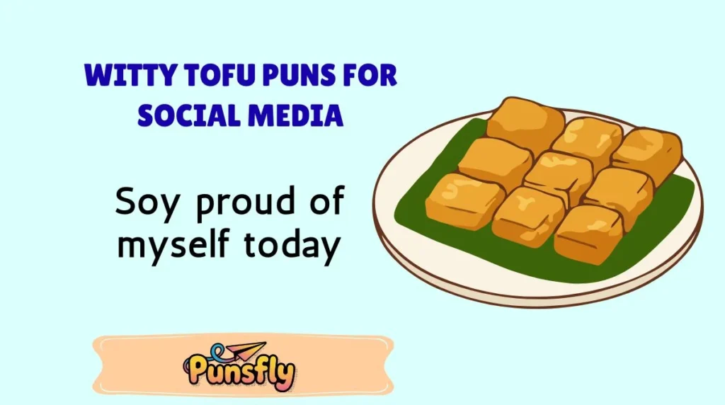Witty Tofu Puns for Social Media