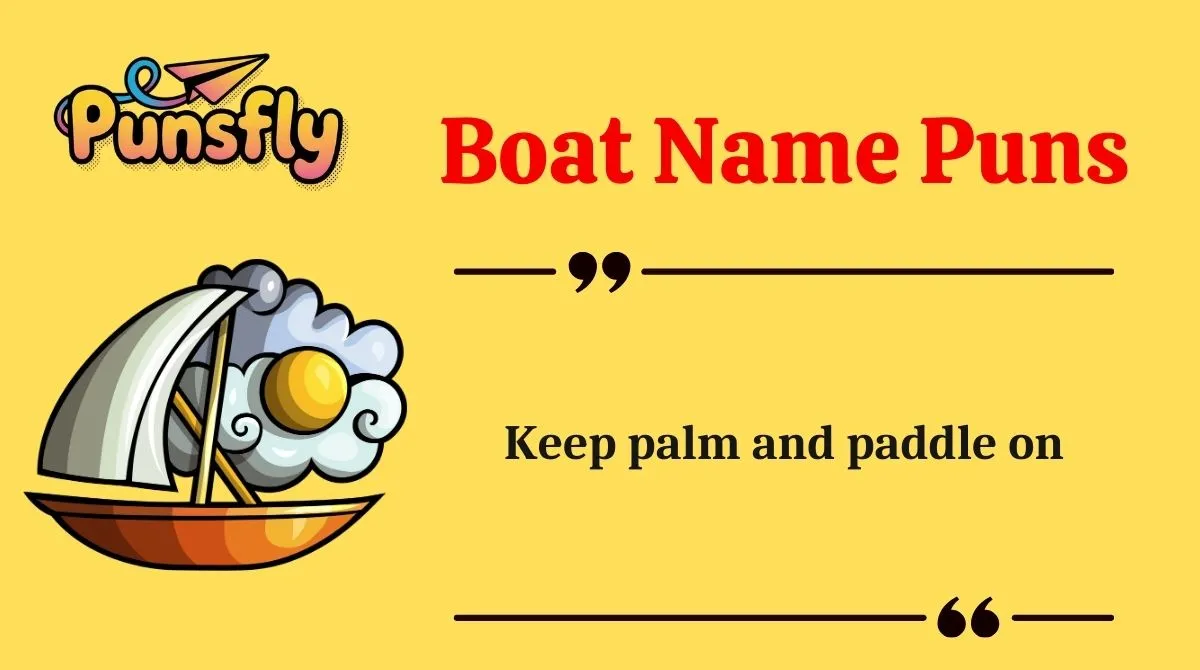 Boat Name Puns