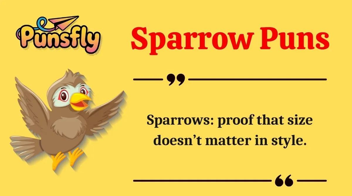 Sparrow Puns