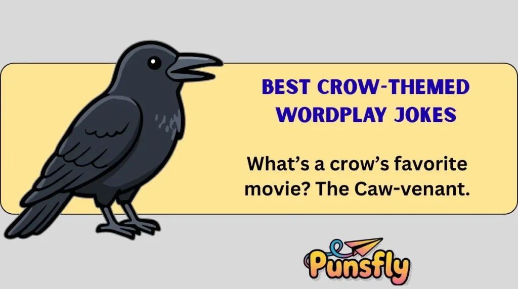Best Crow-Themed Wordplay Jokes 