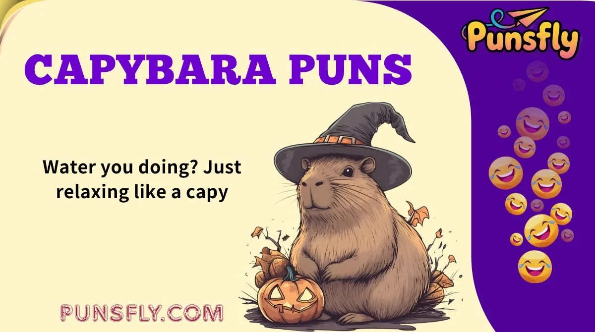 Capybara Puns