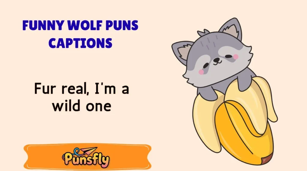 Funny Wolf Puns Captions